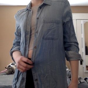 AE chambray button down